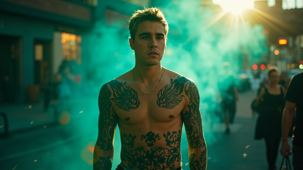 Justin Bieber vyvoláva rozruch: Bez trička na verejnosti po priznaní konfliktu s manželkou Hailey