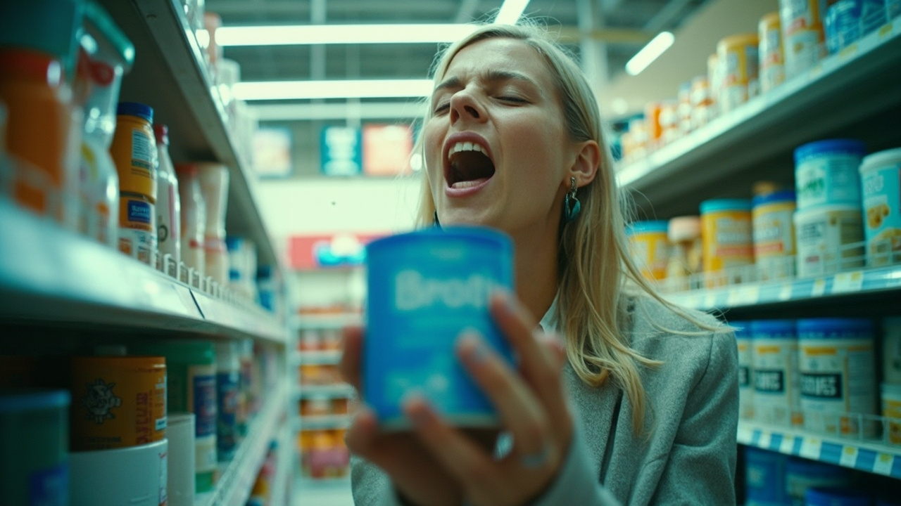 Sarah Connor v supermarkete Lidl počas natáčania reklamného spotu s odkazom na svoj legendárny prešľap.